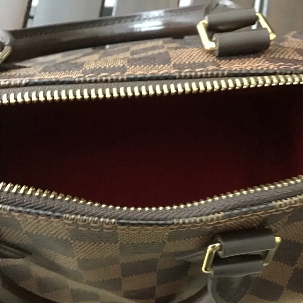 Louis Vuitton Damier Ebene Satchel in Dark Brown Check 25 - Picture 7 of 12